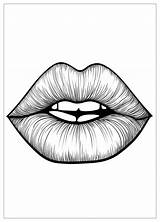 Lips Coloring Pages  Coloring Fun With Lips Shapes And Techniques sketch template