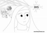 Free Blessed Imelda Coloring Page sketch template