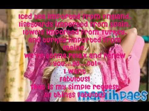 HSM2, Sharpay and Ryan - Fabulous ( with LYRICS) - YouTube