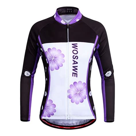 Aliexpress.com : Buy Cycling Jersey Women Long Sleeve Bicycle Clothing Breathable MTB Moutain ...