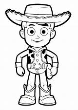 Woody Drawn In A Very Childlike Style  Toy Story Coloring Pages For Kids sketch template