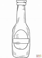 Dibujo De Botella Cerveza Para Colorear  Dibujos sketch template
