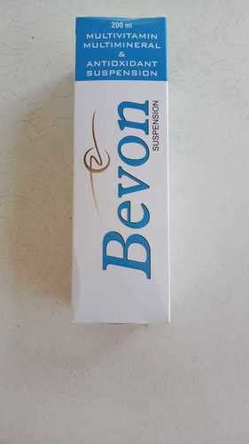 Antioxidant Suspension And Multivitamin Multi Mineral Bevon Syrup 200ml Dosage Form: Liquid at ...