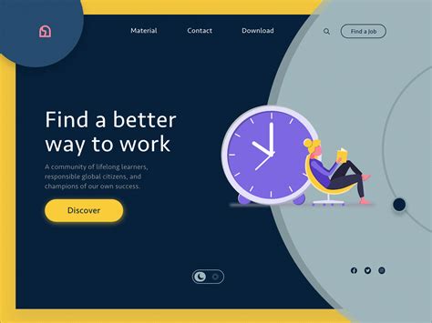 Landing Page Animation Gif by Ayushi Bhatia on Dribbble