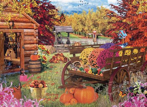 Eurographics Autumn Garden 1000 Piece Jigsaw Puzzle