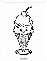 85  Ice Cream Coloring Pages For Kids & Adults Free Printable PDFs sketch template