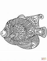 Zentangle Colouring Pages For Kids sketch template