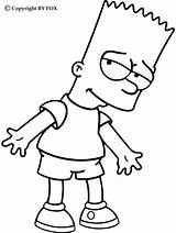 Gangsta Simpsons Coloring Page Pages sketch template