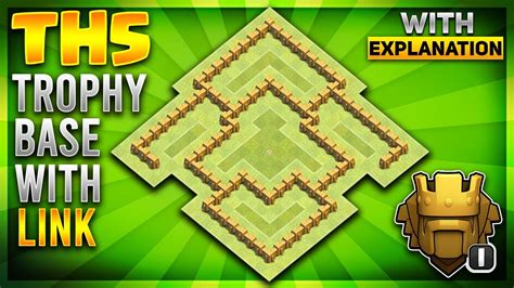 New BEST TH5 TROPHY/ STARTER BASE DESIGN 2020 WITH COPY LINK - CLASH OF CLANS - YouTube