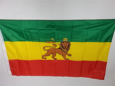 Ethiopian Rasta Lion of Judah Flag Polyester Stock 3x5 Ft - Etsy