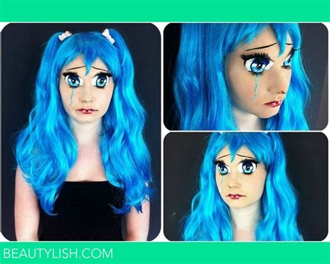 Manga makeup (with eyes closed) | Sanne V.'s Photo | Beautylish