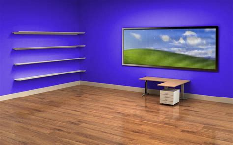 Desktop Wallpaper Desk Shelves
