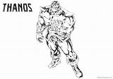 Marvel Avengers Thanos Coloring Pages  Free Printable sketch template