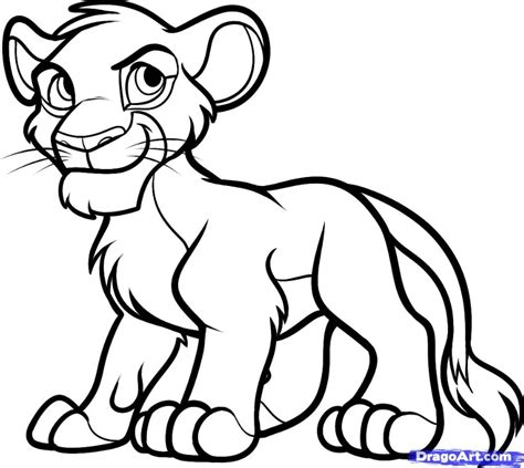 Lion King Simba Drawings