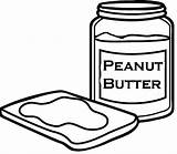 Peanut Butter Coloring Pages Sketch Page sketch template