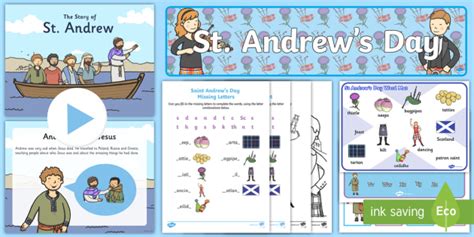 St Andrew's Day Activities - Fun Resources for Early Level