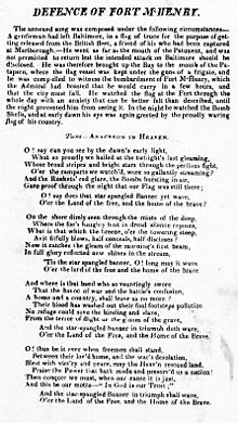 The Star-Spangled Banner - Wikipedia, ang malayang ensiklopedya