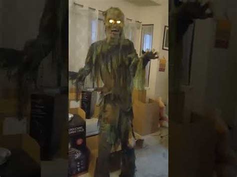 Bog Zombie Spirit halloween Animatronic DEMO - YouTube