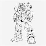 Robotech Mecha Coloring Pages sketch template