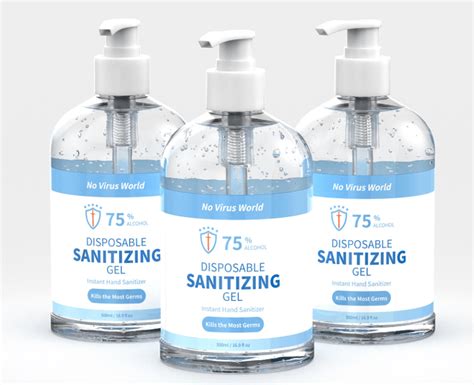 Hand Sanitizer with alcohol for quick cleaning of hand