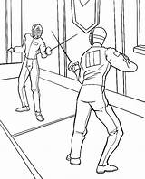 Fencing Coloring Pages To Print  Free Printable sketch template
