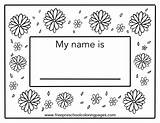 Name Coloring Pages  Free Preschool Printable sketch template
