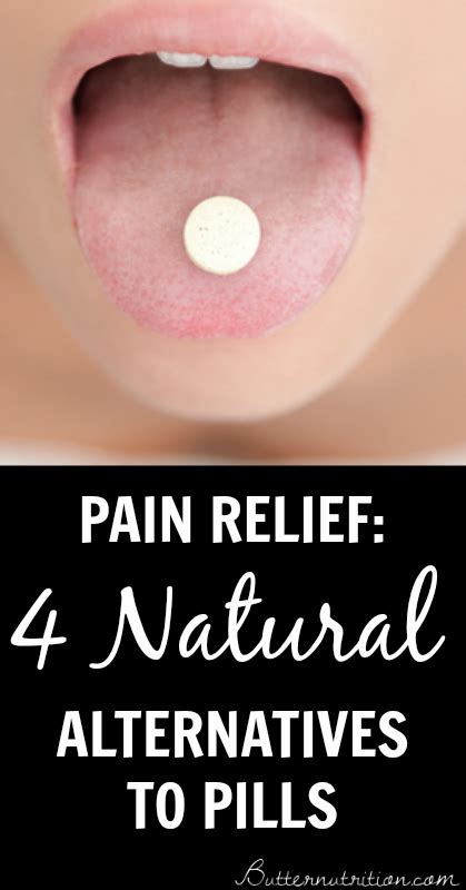 Pain Relief: 4 All Natural Alternatives to Pills | Butter Nutrition