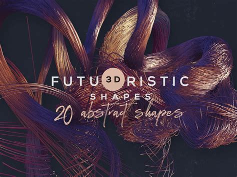 3D Abstract Shapes 18 Deeezy by CruzineDesign on Dribbble