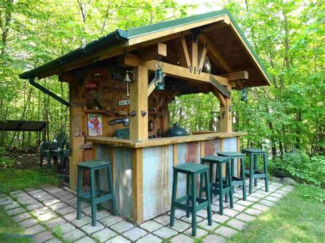 Small Outdoor Bar Designs That You Can Arrange in Your Backyard