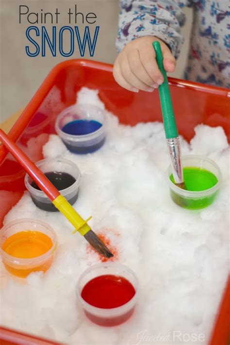 Indoor Snow Play for Kids