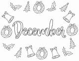 December Coloring Page  Free Printable Pages For Kids sketch template