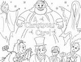 A Christmas Carol  Coloring Pages By SketchByKat TPT sketch template