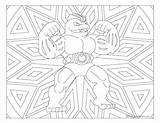 Pokemon Paradijs Kleurplaat Machamp – Kleurplaten sketch template