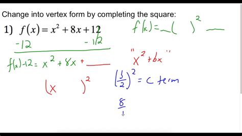 Converting Quadratic Equations Into Vertex Form Calculator - Tessshebaylo