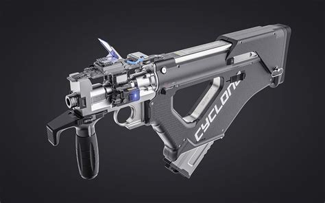 ArtStation - Bullpup SMG concept, Dragos Casian | Cool guns, Guns design, Weapon concept art