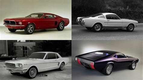 10 Ford Mustang Concepts That Shaped The 10 Millionth Mustang