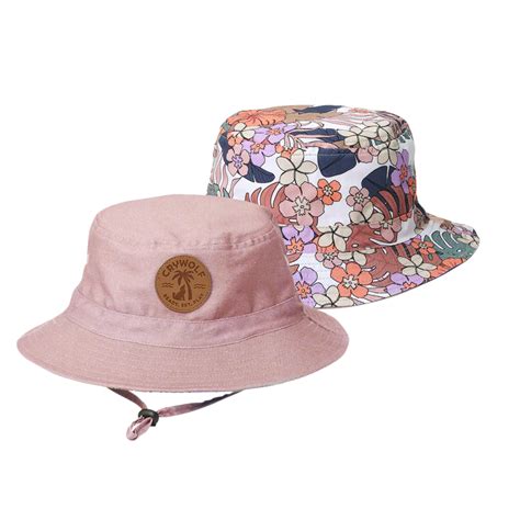 REVERSIBLE BUCKET HAT Tropical Floral – Willow & Reed