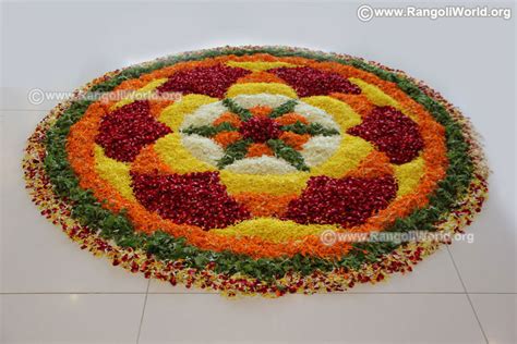 Latest Floral Rangoli Designs - e-novels-myway