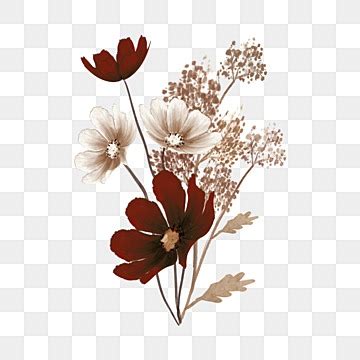Wildflowers Watercolor PNG Transparent Images Free Download | Vector Files | Pngtree