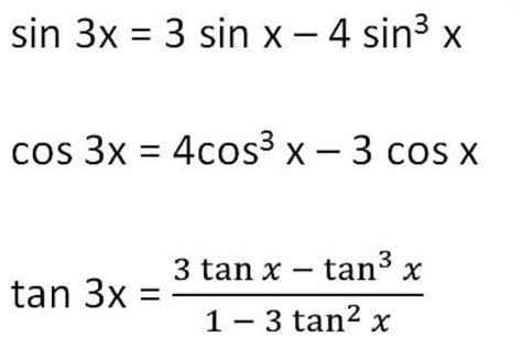 Triple Angle Formula | Trigonometric Identities