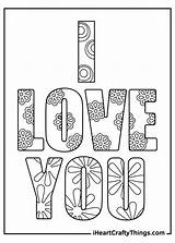 I Love You Coloring Pages 100% Free Printables sketch template