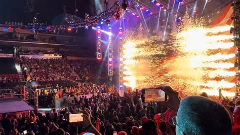 WWE RAW Cody Rhodes Pyro Entrance Live Des Moines Iowa 5/30/22 - YouTube