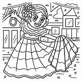 Dancing Coloring Pages sketch template