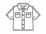 Shirt Coloring Fun  Page sketch template