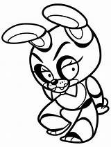 Chibi Toy Bonnie coloring Page  Download Print Or Color Online For Free sketch template