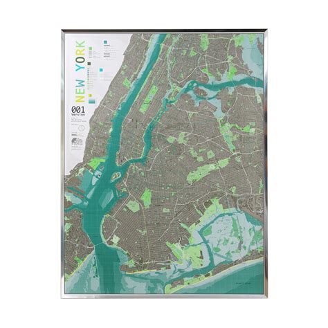 New York City Street Map // Version 1 (Paper) - The Future Mapping Company - Touch of Modern