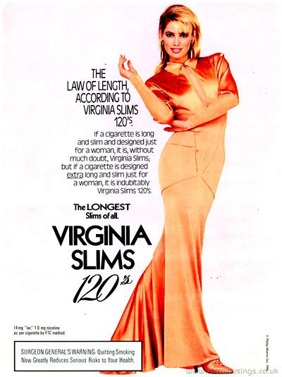 Virginia Slims [1985] Cigarette Adverts ~ 120’s | Retro Musings