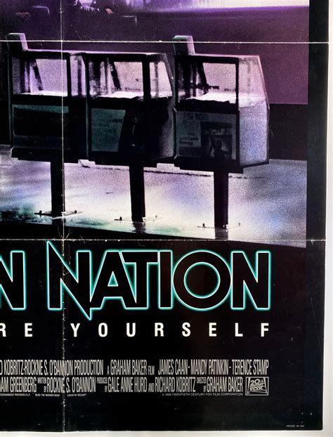 1988 ALIEN NATION One Sheet Movie POSTER 40x27 Original James - Etsy