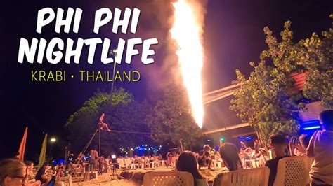 Phi Phi Island | Nightlife | Fire Shows and Free Shots🇹🇭 - YouTube