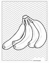Banana Coloring Pages20  Free Printable coloring pages Cute sketch template